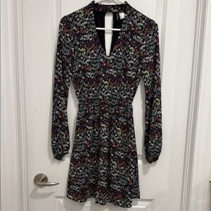 H&M Floral Long Sleeve Dress